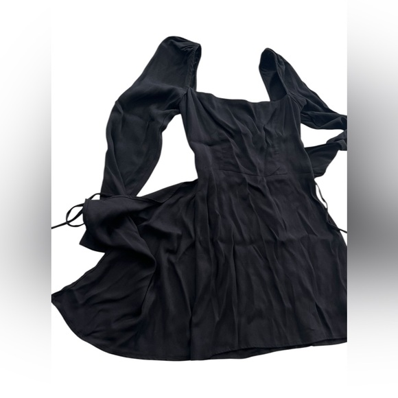 NWT Reformation Rosalie dress black size 2 - Picture 7 of 11